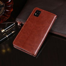 Load image into Gallery viewer, idewei Crazy Horse Texture Horizontal Flip Leather Case with Holder &amp; Card Slots &amp; Wallet, For ZTE Blade A31