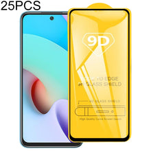 Load image into Gallery viewer, 25 PCS 9D Full Glue Full Screen Tempered Glass Film, For Huawei nova 8i, For Huawei Maimang 10 SE, For Honor X20, For Xiaomi Redmi 10 (25 PCS), For Samsung Galaxy A03s (25 PCS)