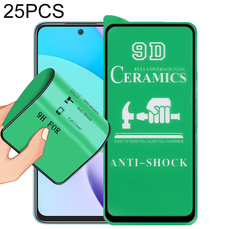 25 PCS 9D Full Screen Full Glue Ceramic Film, For Xiaomi Redmi 8 (25 PCS), For Samsung Galaxy A31s (25 PCS), For Samsung Galaxy A52s 5G (25 PCS), For Xiaomi Redmi 9A / 9A Sport / 9C / 9C NFC / Poco C31 / 9 Acitv (25 PCS), For Xiaomi Redmi 10 (25 PCS)  ...
