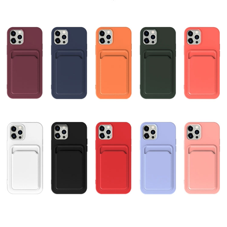 TPU + Flannel Lining Shockproof Case with Card Slots, For iPhone 13 mini, For iPhone 13, For iPhone 13 Pro