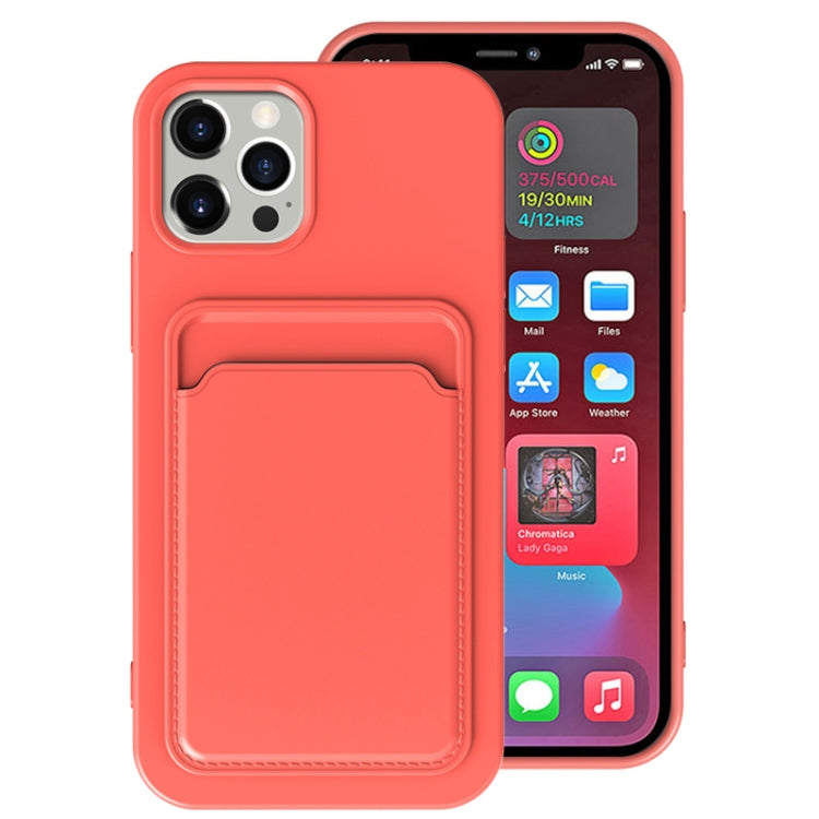TPU + Flannel Lining Shockproof Case with Card Slots, For iPhone 13 mini, For iPhone 13, For iPhone 13 Pro