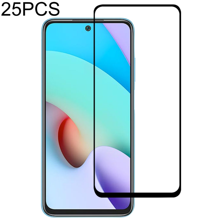 25 PCS Full Glue Full Cover Screen Protector Tempered Glass Film, For Samsung Galaxy A03s(25 PCS), For Samsung Galaxy A31s(25 PCS), For Samsung Galaxy A52s 5G(25 PCS), For Xiaomi Redmi 10 (25 PCS)