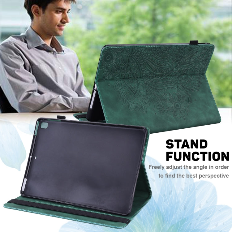 Peacock Embossed Pattern TPU + PU Horizontal Flip Leather Case with Holder & Card Slots & Wallet & Sleep / Wake-up Function, For Xiaomi Pad 5 Pro / Pad 5