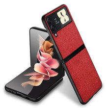 Load image into Gallery viewer, Sea Sand Cloth Texture Shockproof PC+ TPU Protective Case, For Samsung Galaxy Z Flip3 5G