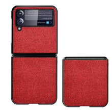 Load image into Gallery viewer, Sea Sand Cloth Texture Shockproof PC+ TPU Protective Case, For Samsung Galaxy Z Flip3 5G
