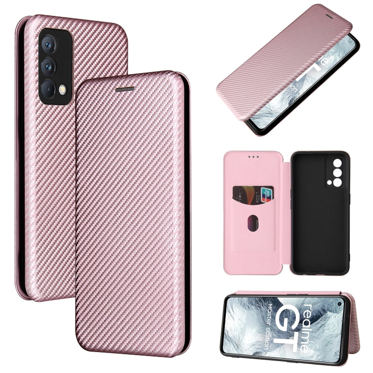 Carbon Fiber Texture Magnetic Horizontal Flip TPU + PC + PU Leather Case with Card Slot, For OPPO Realme GT Master, For OPPO Reno6 Z, For Motorola Edge 20 Lite, For Xiaomi Redmi 10, For Xiaomi Mix 4