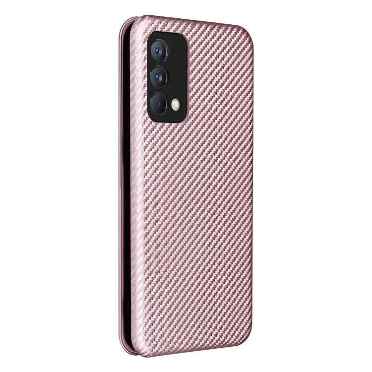 Carbon Fiber Texture Magnetic Horizontal Flip TPU + PC + PU Leather Case with Card Slot, For OPPO Realme GT Master, For OPPO Reno6 Z, For Motorola Edge 20 Lite, For Xiaomi Redmi 10, For Xiaomi Mix 4