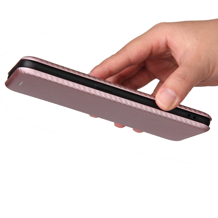 Carbon Fiber Texture Magnetic Horizontal Flip TPU + PC + PU Leather Case with Card Slot, For OPPO Realme GT Master, For OPPO Reno6 Z, For Motorola Edge 20 Lite, For Xiaomi Redmi 10, For Xiaomi Mix 4