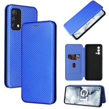 Load image into Gallery viewer, Carbon Fiber Texture Magnetic Horizontal Flip TPU + PC + PU Leather Case with Card Slot, For OPPO Realme GT Master, For OPPO Reno6 Z, For Motorola Edge 20 Lite, For Xiaomi Redmi 10, For Xiaomi Mix 4