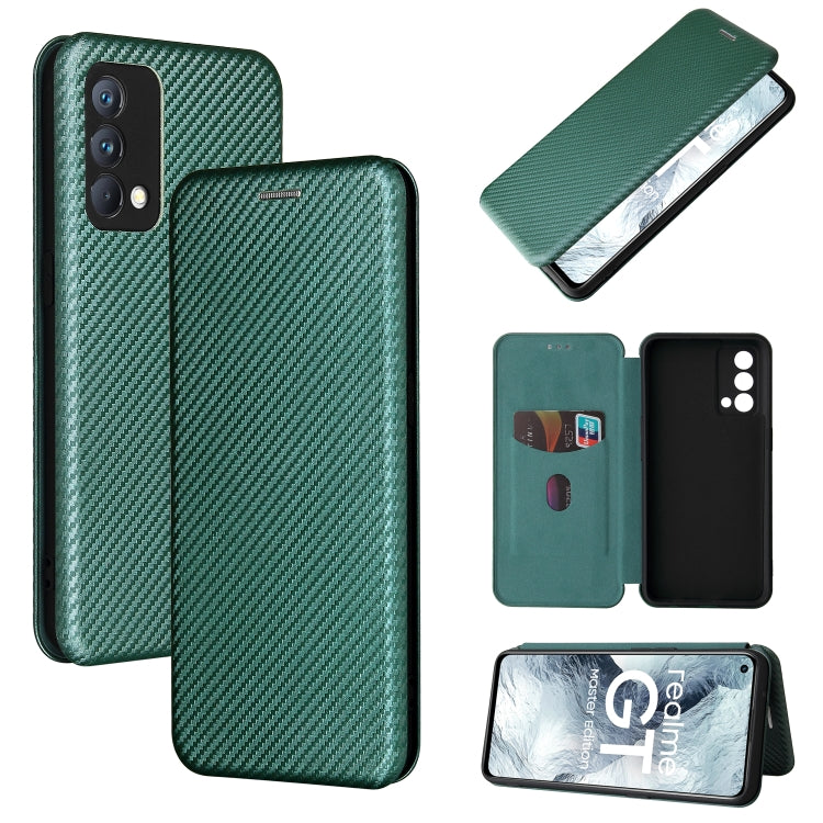 Carbon Fiber Texture Magnetic Horizontal Flip TPU + PC + PU Leather Case with Card Slot, For OPPO Realme GT Master, For OPPO Reno6 Z, For Motorola Edge 20 Lite, For Xiaomi Redmi 10, For Xiaomi Mix 4