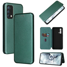 Load image into Gallery viewer, Carbon Fiber Texture Magnetic Horizontal Flip TPU + PC + PU Leather Case with Card Slot, For OPPO Realme GT Master, For OPPO Reno6 Z, For Motorola Edge 20 Lite, For Xiaomi Redmi 10, For Xiaomi Mix 4