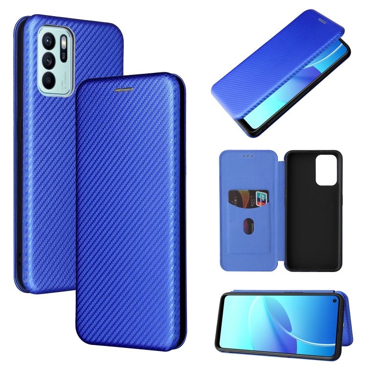 Carbon Fiber Texture Magnetic Horizontal Flip TPU + PC + PU Leather Case with Card Slot, For OPPO Realme GT Master, For OPPO Reno6 Z, For Motorola Edge 20 Lite, For Xiaomi Redmi 10, For Xiaomi Mix 4