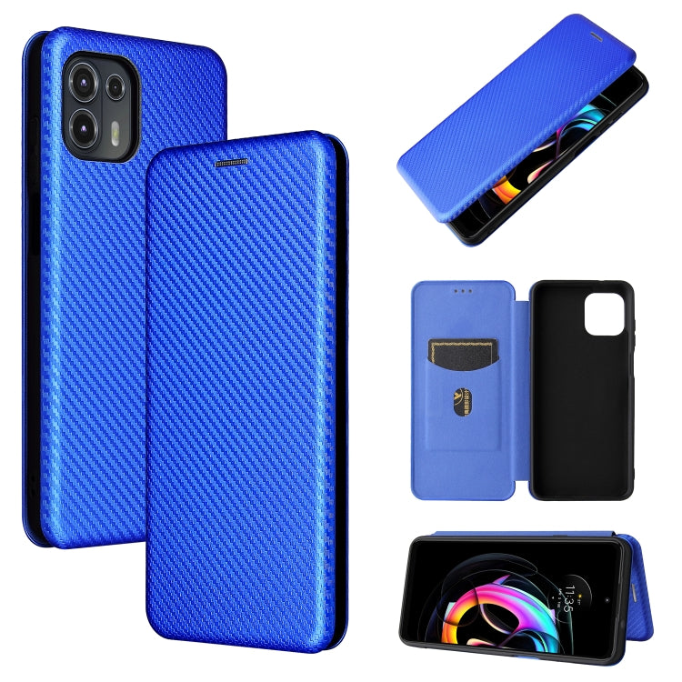 Carbon Fiber Texture Magnetic Horizontal Flip TPU + PC + PU Leather Case with Card Slot, For OPPO Realme GT Master, For OPPO Reno6 Z, For Motorola Edge 20 Lite, For Xiaomi Redmi 10, For Xiaomi Mix 4