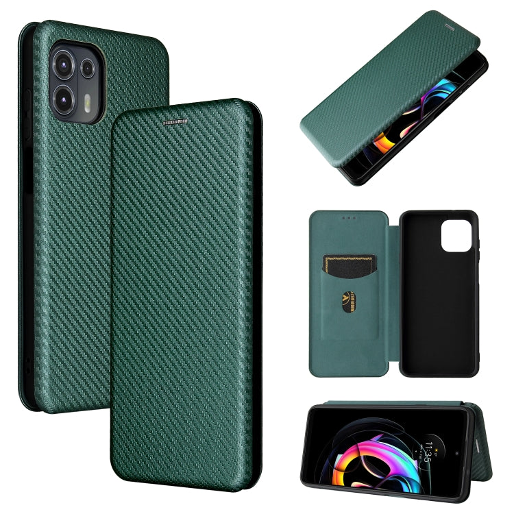Carbon Fiber Texture Magnetic Horizontal Flip TPU + PC + PU Leather Case with Card Slot, For OPPO Realme GT Master, For OPPO Reno6 Z, For Motorola Edge 20 Lite, For Xiaomi Redmi 10, For Xiaomi Mix 4