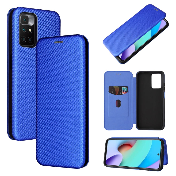 Carbon Fiber Texture Magnetic Horizontal Flip TPU + PC + PU Leather Case with Card Slot, For OPPO Realme GT Master, For OPPO Reno6 Z, For Motorola Edge 20 Lite, For Xiaomi Redmi 10, For Xiaomi Mix 4