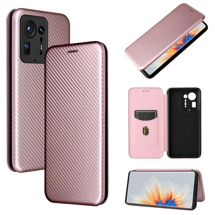 Carbon Fiber Texture Magnetic Horizontal Flip TPU + PC + PU Leather Case with Card Slot, For OPPO Realme GT Master, For OPPO Reno6 Z, For Motorola Edge 20 Lite, For Xiaomi Redmi 10, For Xiaomi Mix 4