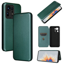Load image into Gallery viewer, Carbon Fiber Texture Magnetic Horizontal Flip TPU + PC + PU Leather Case with Card Slot, For OPPO Realme GT Master, For OPPO Reno6 Z, For Motorola Edge 20 Lite, For Xiaomi Redmi 10, For Xiaomi Mix 4
