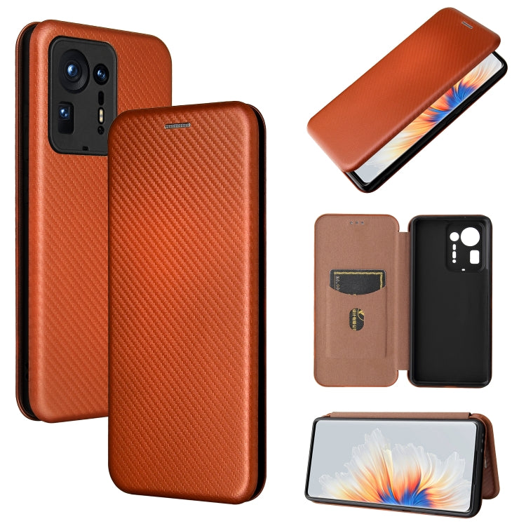 Carbon Fiber Texture Magnetic Horizontal Flip TPU + PC + PU Leather Case with Card Slot, For OPPO Realme GT Master, For OPPO Reno6 Z, For Motorola Edge 20 Lite, For Xiaomi Redmi 10, For Xiaomi Mix 4