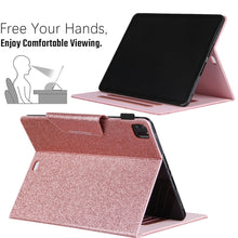 Load image into Gallery viewer, Glitter Powder Horizontal Flip Leather Case with Holder &amp; Card Slot &amp; Photo Frame &amp; Wallet, For iPad Pro 12.9 2022 / 2021 / 2020 / 2018