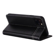 Load image into Gallery viewer, GEBEI Top-grain Leather Horizontal Flip Protective Case with Holder &amp; Card Slots
