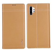 Load image into Gallery viewer, GEBEI Top-grain Leather Horizontal Flip Protective Case with Holder &amp; Card Slots