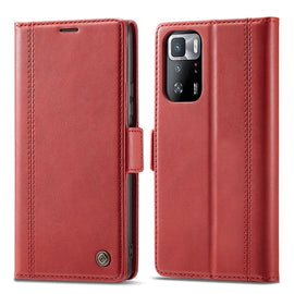 LC.IMEEKE Magnetic Buckle PU + TPU Horizontal Flip Leather Case with Holder & Card Slots & Wallet, For Xiaomi Redmi Note 10 Pro/Note 10 Pro Max