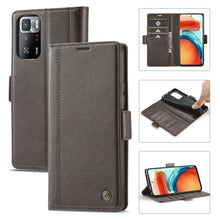 Load image into Gallery viewer, LC.IMEEKE Magnetic Buckle PU + TPU Horizontal Flip Leather Case with Holder &amp; Card Slots &amp; Wallet, For Xiaomi Redmi Note 10 Pro/Note 10 Pro Max