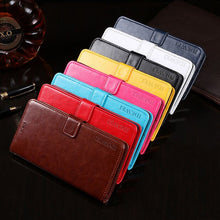 Load image into Gallery viewer, idewei Crazy Horse Texture Horizontal Flip Leather Case with Holder &amp; Card Slots &amp; Wallet, For iPhone 13 mini, For iPhone 13, For iPhone 13 Pro, For iPhone 13 Pro Max