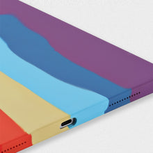 Load image into Gallery viewer, Rainbow Liquid Silicone + PC Shockproof Protective Case, For iPad Pro 12.9 inch 2020