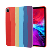 Load image into Gallery viewer, Rainbow Liquid Silicone + PC Shockproof Protective Case, For iPad Pro 12.9 inch 2020