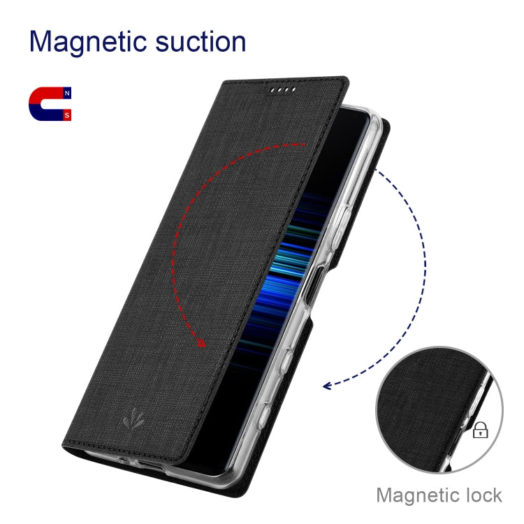 ViLi DMX Series Shockproof TPU + PU Leather Magnetic Attraction Horizontal Flip Case with Card Slot & Holder, For Sony Xperia 5 III, For Sharp Aquos R6