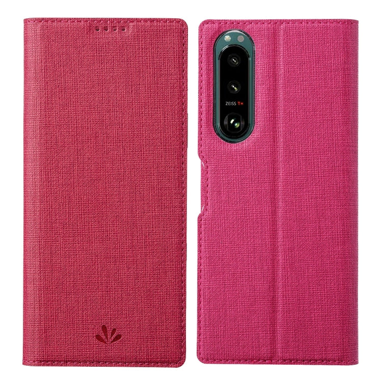ViLi DMX Series Shockproof TPU + PU Leather Magnetic Attraction Horizontal Flip Case with Card Slot & Holder, For Sony Xperia 5 III, For Sharp Aquos R6
