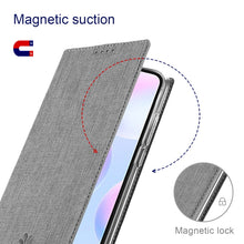 Load image into Gallery viewer, ViLi DMX Series Shockproof TPU + PU Leather Magnetic Attraction Horizontal Flip Case with Card Slot &amp; Holder, For Sharp Aquos R6