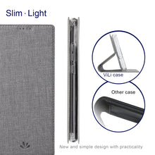 Load image into Gallery viewer, ViLi DMX Series Shockproof TPU + PU Leather Magnetic Attraction Horizontal Flip Case with Card Slot &amp; Holder, For Sharp Aquos R6