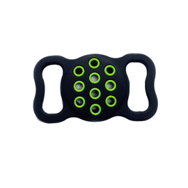 Pet Dog Cat Collar Dual-color Shockproof Silicone Protective Cover Case, For AirTag