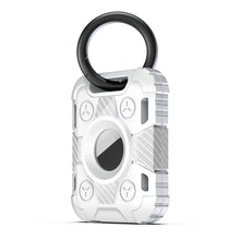 Load image into Gallery viewer, Tank Armor Anti-scratch Shockproof Carbon Fiber TPU Protective Cover Case with Keychain Ring Loop, For AirTag
