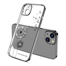 Load image into Gallery viewer, Electroplating Diamond Dandelion Pattern TPU Shockproof Protective Case, For iPhone 13 mini, For iPhone 13, For iPhone 13 Pro, For iPhone 13 Pro Max