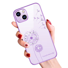 Load image into Gallery viewer, Electroplating Diamond Dandelion Pattern TPU Shockproof Protective Case, For iPhone 13 mini, For iPhone 13, For iPhone 13 Pro, For iPhone 13 Pro Max
