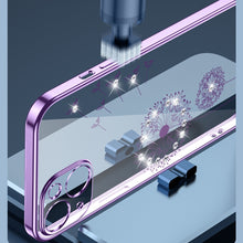 Load image into Gallery viewer, Electroplating Diamond Dandelion Pattern TPU Shockproof Protective Case, For iPhone 13 mini, For iPhone 13, For iPhone 13 Pro, For iPhone 13 Pro Max