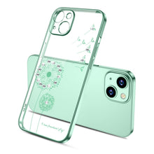 Load image into Gallery viewer, Electroplating Diamond Dandelion Pattern TPU Shockproof Protective Case, For iPhone 13 mini, For iPhone 13, For iPhone 13 Pro, For iPhone 13 Pro Max