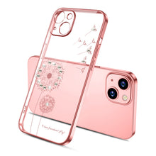 Load image into Gallery viewer, Electroplating Diamond Dandelion Pattern TPU Shockproof Protective Case, For iPhone 13 mini, For iPhone 13, For iPhone 13 Pro, For iPhone 13 Pro Max