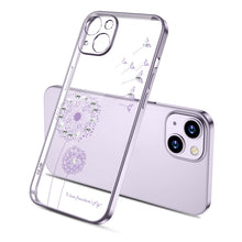 Load image into Gallery viewer, Electroplating Diamond Dandelion Pattern TPU Shockproof Protective Case, For iPhone 13 mini, For iPhone 13, For iPhone 13 Pro, For iPhone 13 Pro Max
