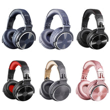 Load image into Gallery viewer, OneOdio Pro-10 Head-mounted Noise Reduction Wired Headphone with Microphone, Black Red, Black, Grey Khaki, Grey Blue, Blue, Rose Gold