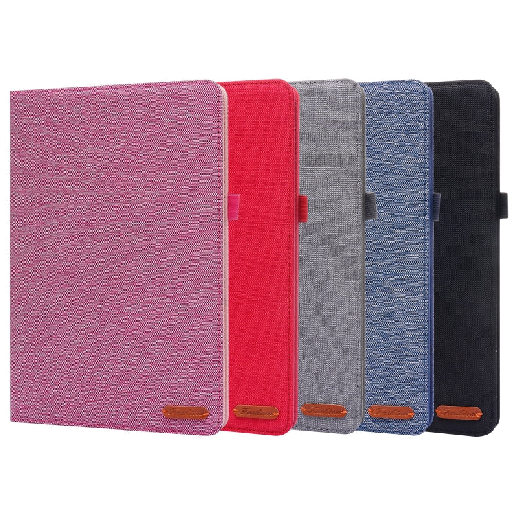 Horizontal Flip TPU + Fabric PU Leather Protective Case with Name Card Clip, For Xiaomi Pad 5 / 5 Pro