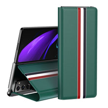 Load image into Gallery viewer, Lychee Texture PU Card Slot Leather Case with Holder, For Samsung Galaxy Z Fold2 5G, For Samsung Galaxy Z Fold3 5G