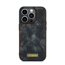 Load image into Gallery viewer, CaseMe-008 Detachable Multifunctional Horizontal Flip Leather Case with Card Slot &amp; Holder &amp; Zipper Wallet &amp; Photo Frame, For iPhone 13 Pro Max, For iPhone 13 Pro, For iPhone 13 mini, For iPhone 13