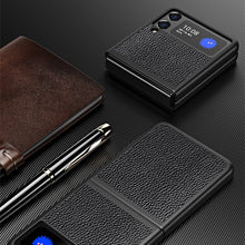 Load image into Gallery viewer, Lychee Texture All Inclusive Shockproof Protective Case, For Samsung Galaxy Z Flip3 5G