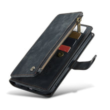 Load image into Gallery viewer, CaseMe-C30 PU + TPU Multifunctional Horizontal Flip Leather Case with Holder &amp; Card Slot &amp; Wallet &amp; Zipper Pocket, For iPhone 13 Pro Max, For iPhone 13 Pro, For iPhone 13, For iPhone 13 mini