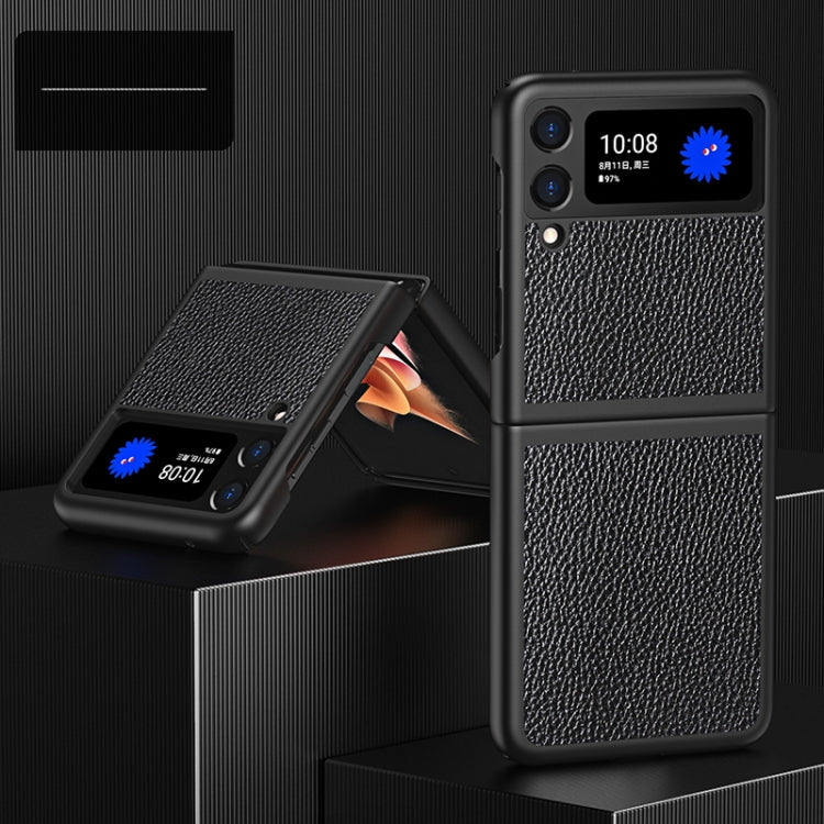 Cross Texture All Inclusive Shockproof Protective Case, For Samsung Galaxy Z Flip3 5G