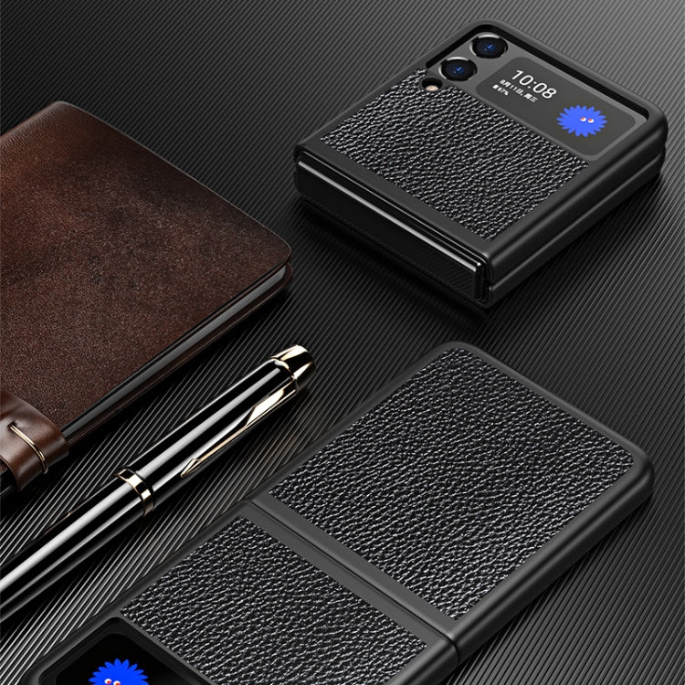 Cross Texture All Inclusive Shockproof Protective Case, For Samsung Galaxy Z Flip3 5G